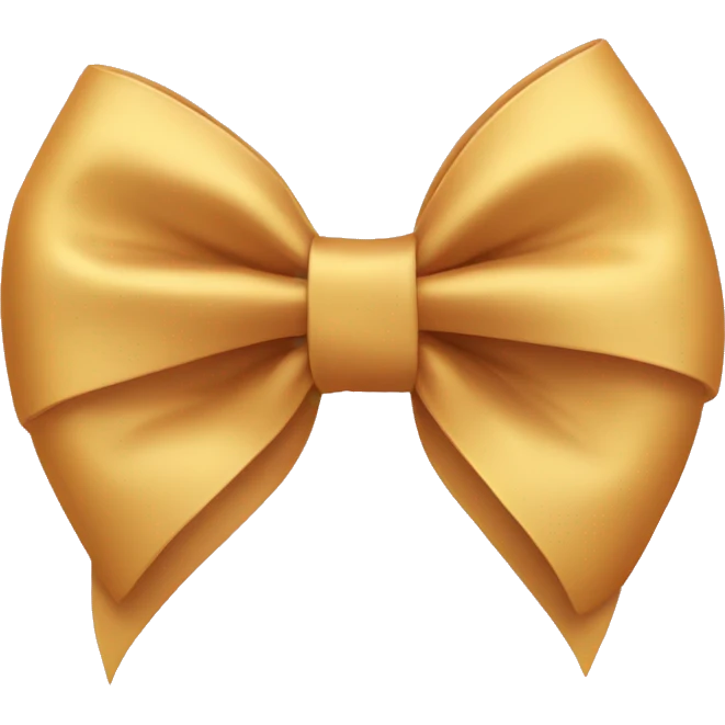 Cute bow emoji