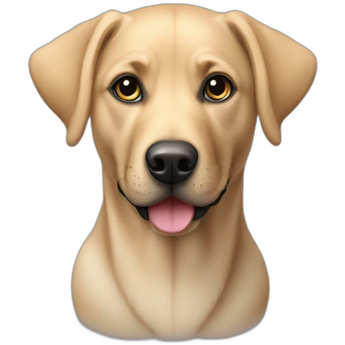 labrador crossed with beauceron gothic emoji