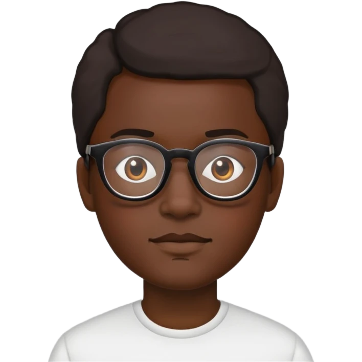 Негр в очках  emoji