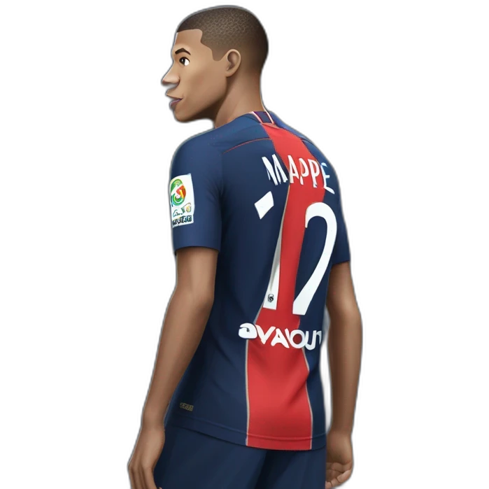 Kylian mbappé maillot psg emoji