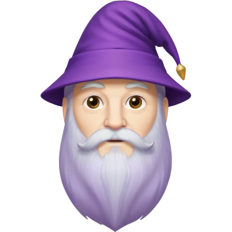 dumbledore wear purple magic hat emoji