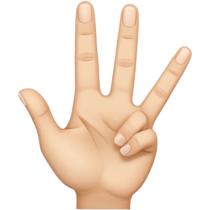 🤌 hand sign and number 2 merged together emoji