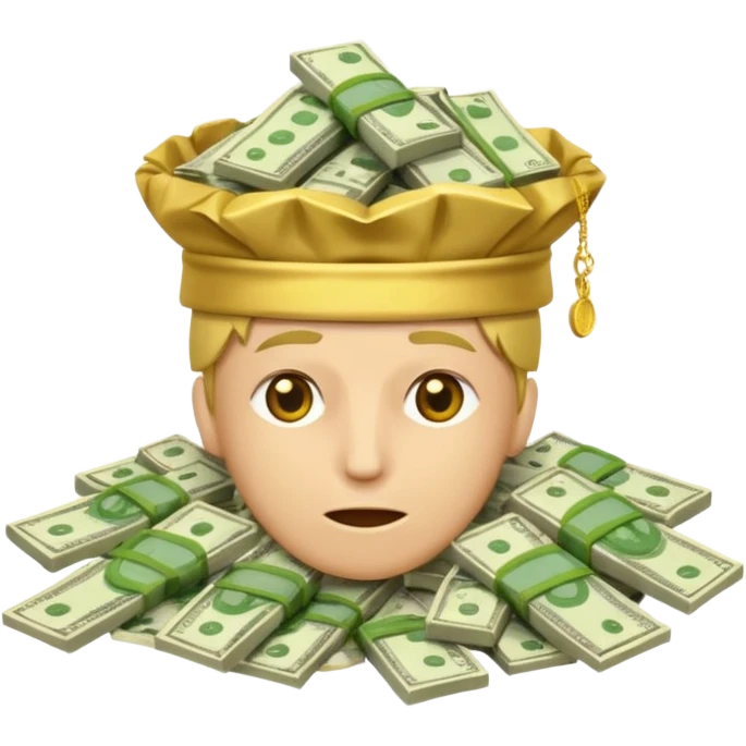 Money on your head emoji