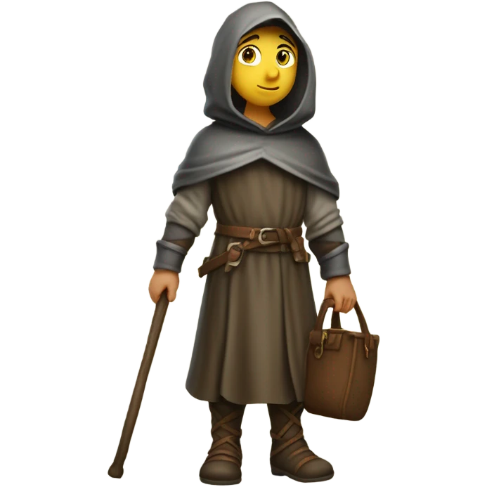 young medieval pilgrim emoji