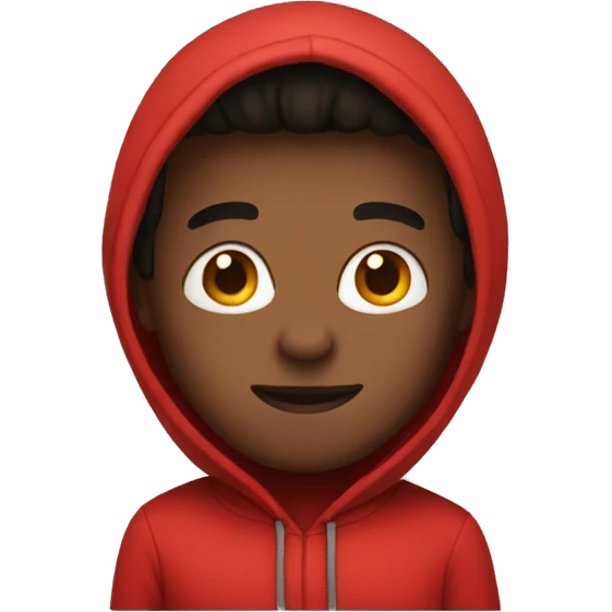 guy in the red hoodie emoji