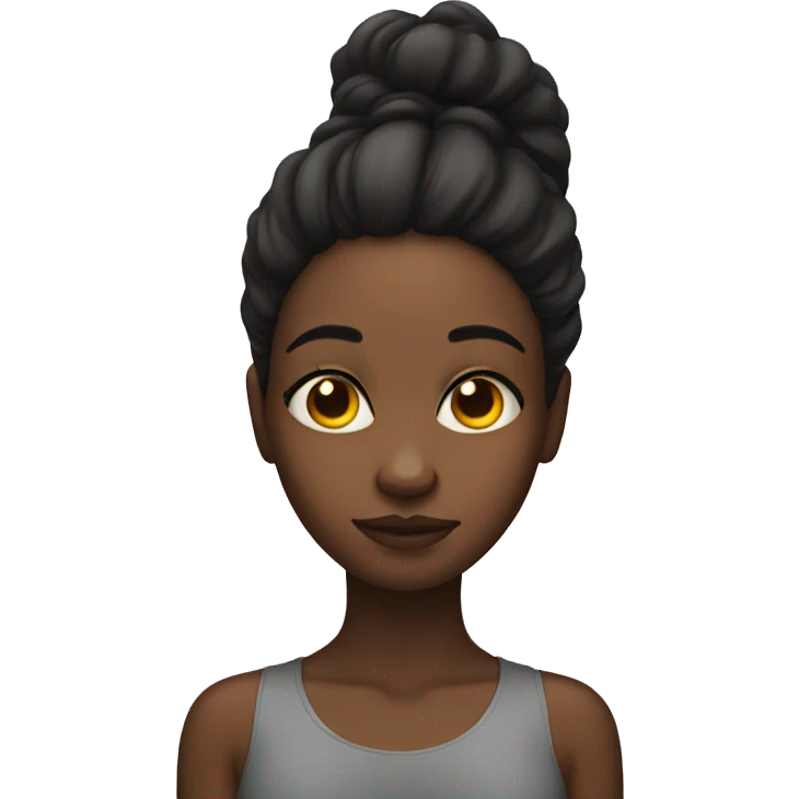 black girl side eye  emoji
