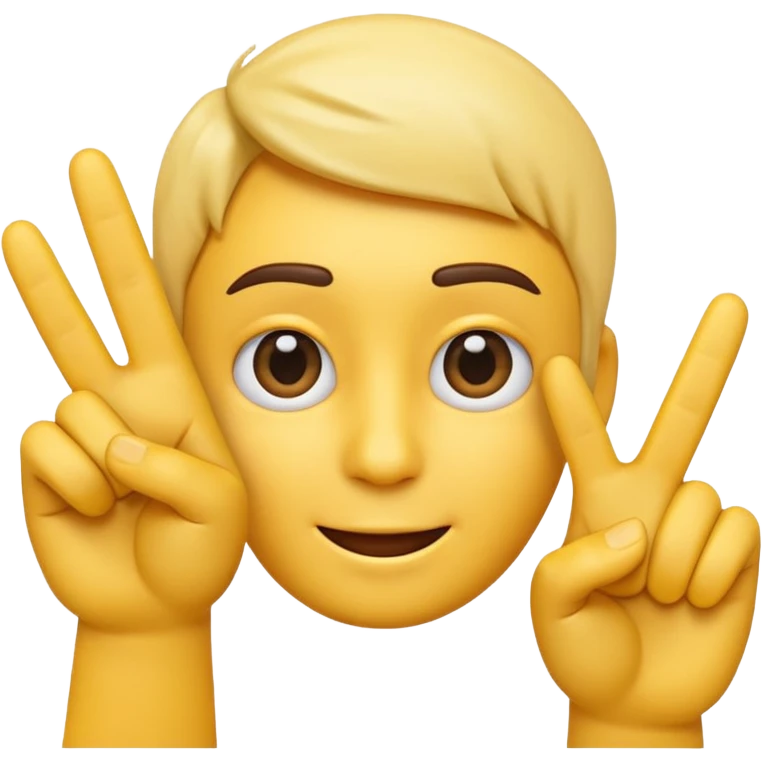 Please create a 3D emoji that shows the number 1 using fingers. I’d like it to resemble the iPhone emoji style! emoji