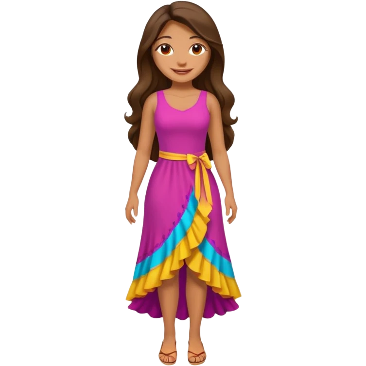 latina baddie, latina woman with great thick body, pretty, full body emoji