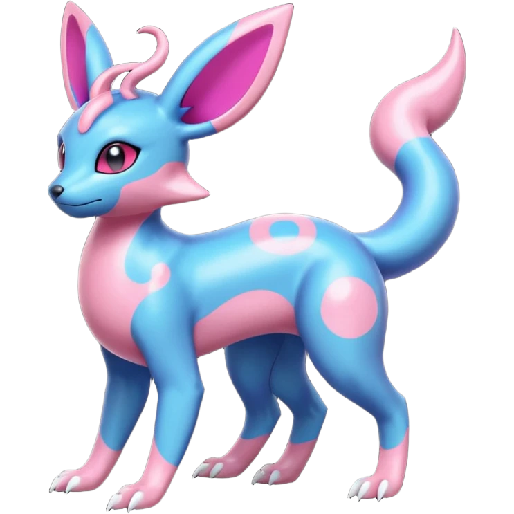 Salandit-Sylveon-Umbreon-fusion-Pokémon-hybrid-creature  emoji