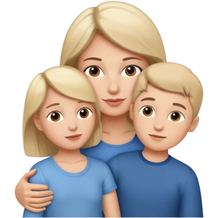Mom and boy emoji