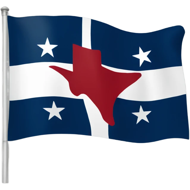 The State of Texas Flag emoji