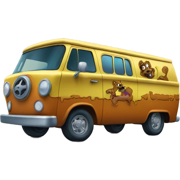 scooby doo mystery van emoji