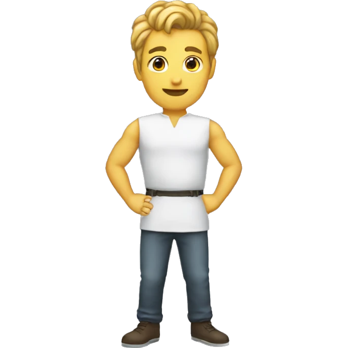 Perso faisant un jab emoji