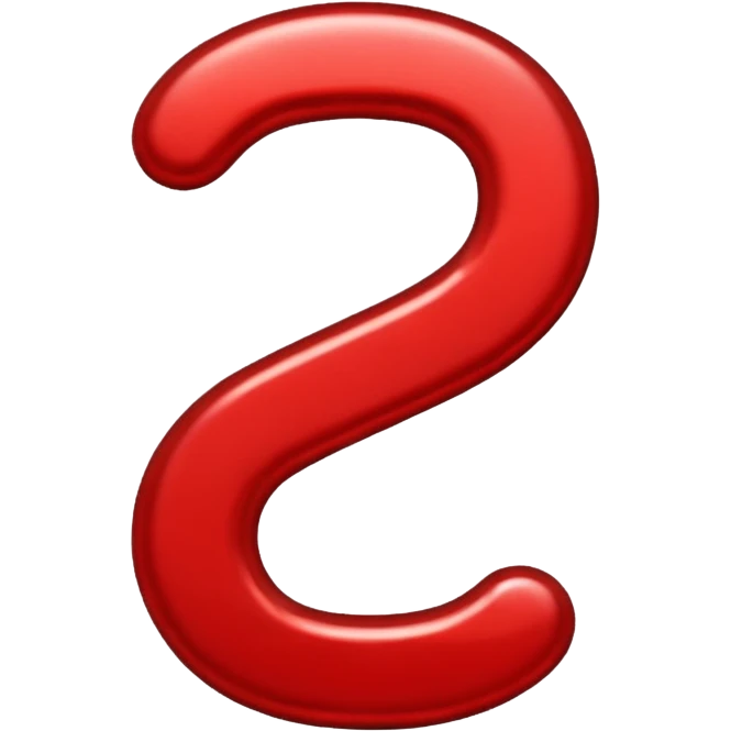 Red number "2" emoji