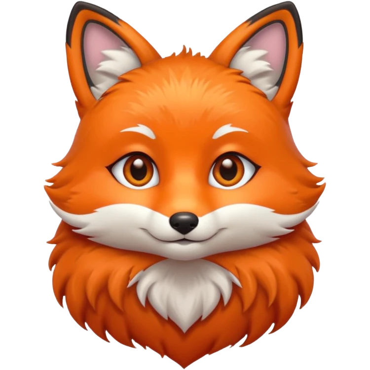 Zorrito con ojos de corazon emoji