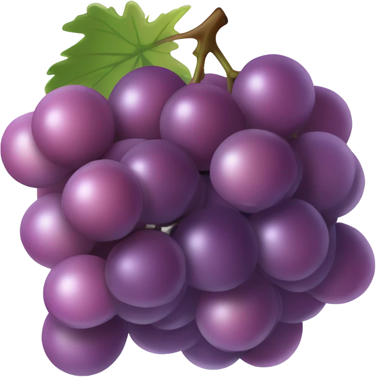 Purple grapes emoji