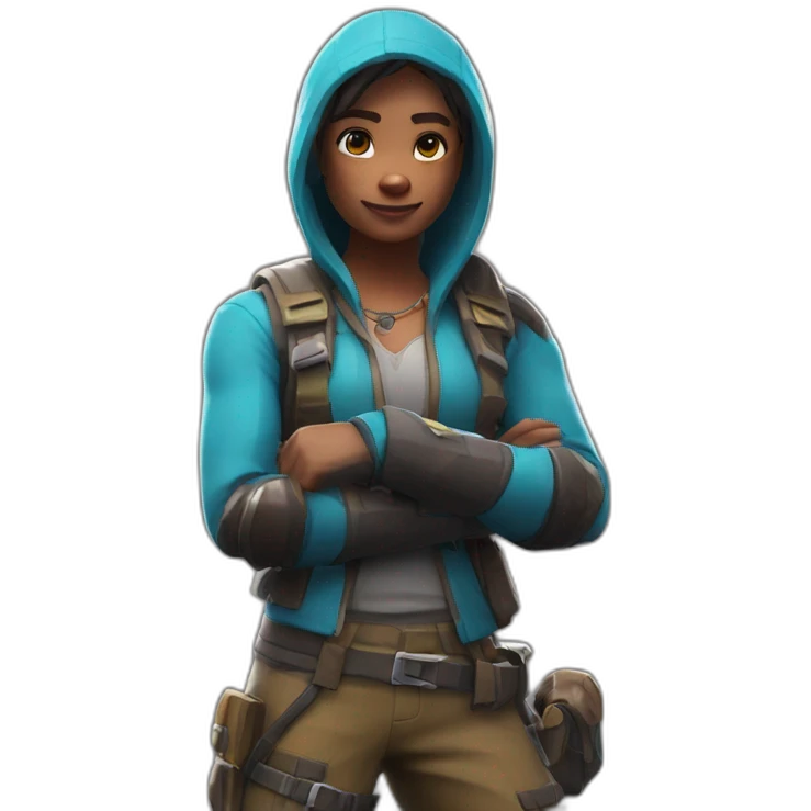 fortnite skin met een wapen emoji