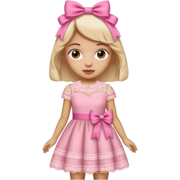 Coquette aesthetic pink emoji