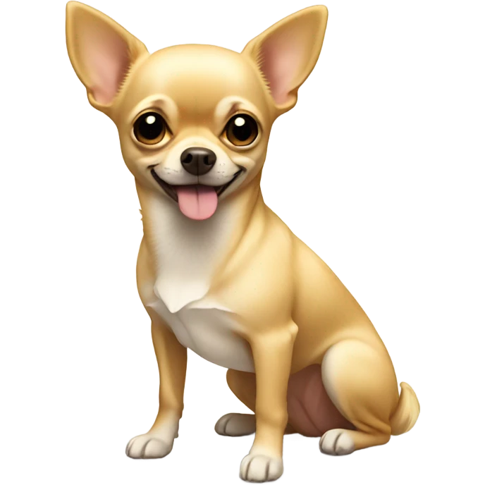 Blond chihuahua  emoji
