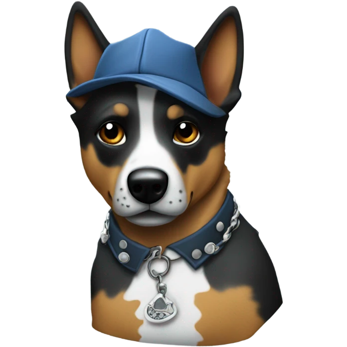 Blue heeler gangster  emoji