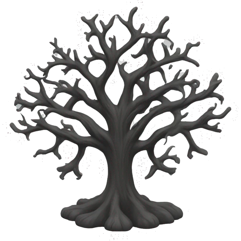 gothic tree ornaments  emoji