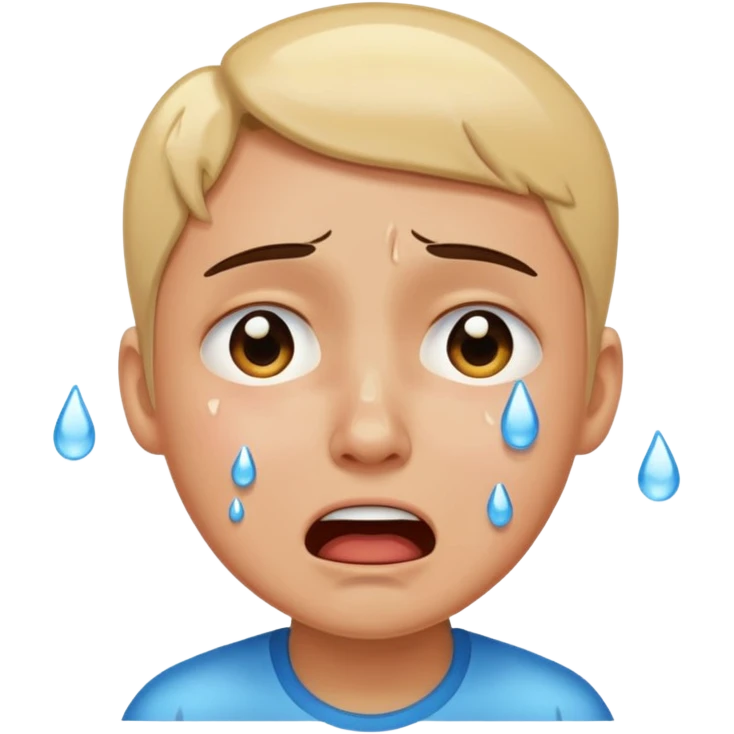 Mendiga chorando muito emoji