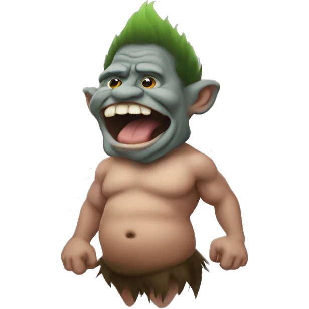 Troll farting  emoji
