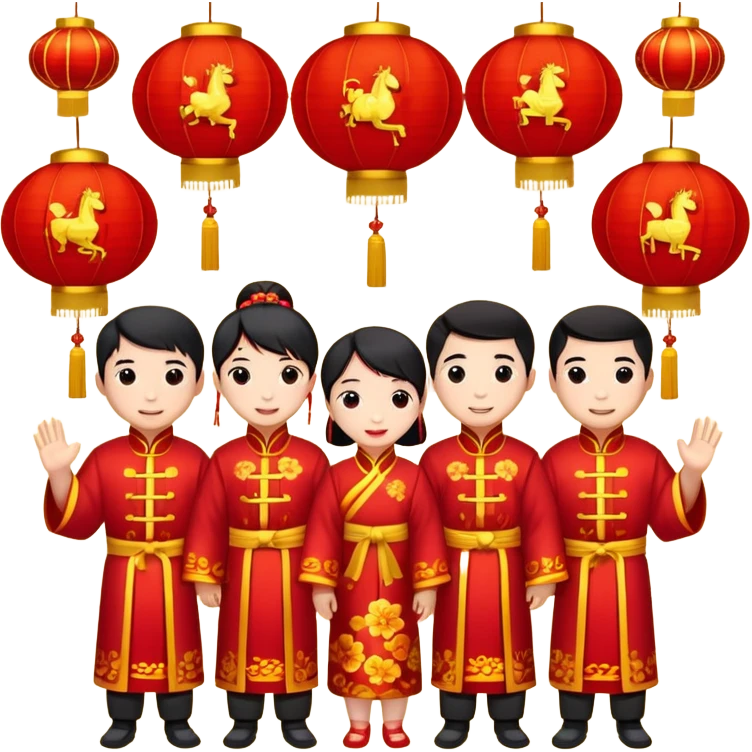 Chinese New Year, Year of the Horse emoji