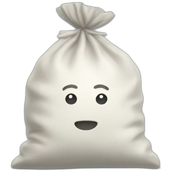Bag of powder emoji