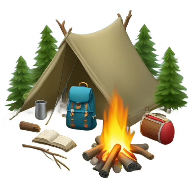 camping  emoji
