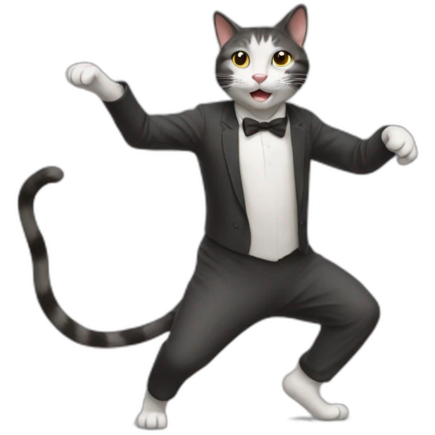 dancing cat emoji