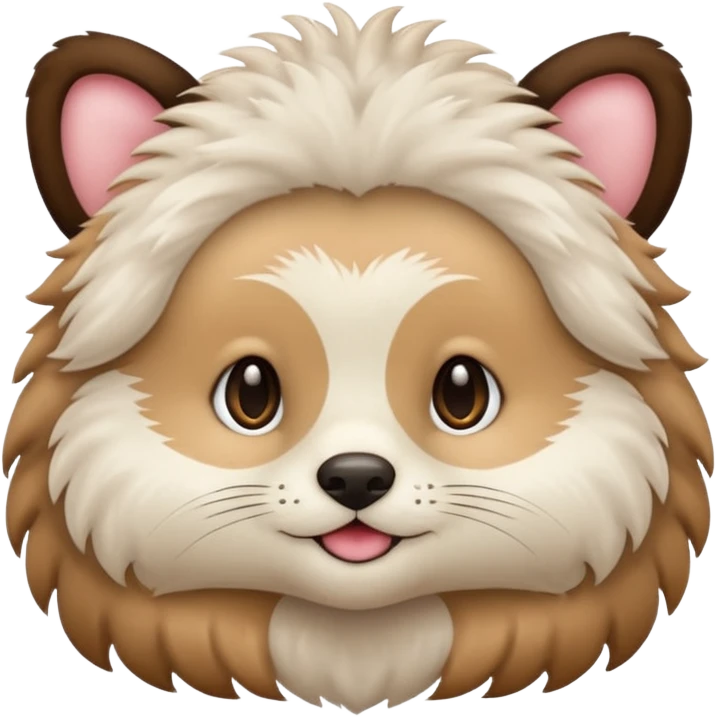cute animal half emoji