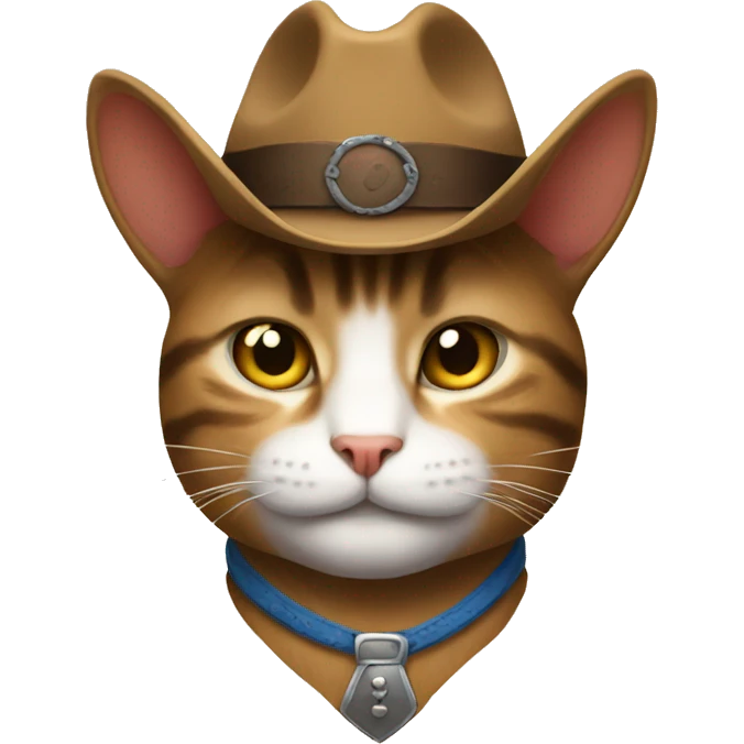 cowboy cat emoji