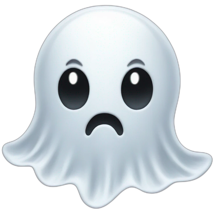 BOO ghost from Mario  emoji