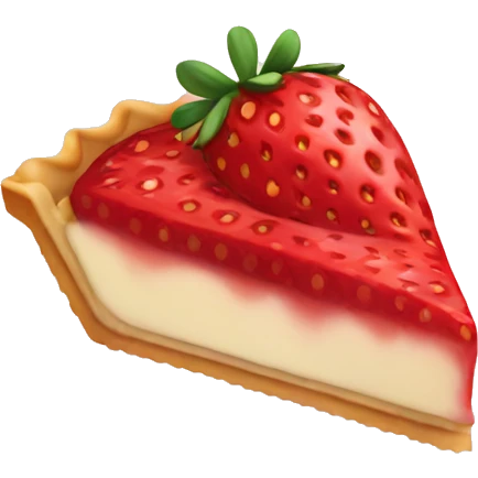 strawberry tart emoji