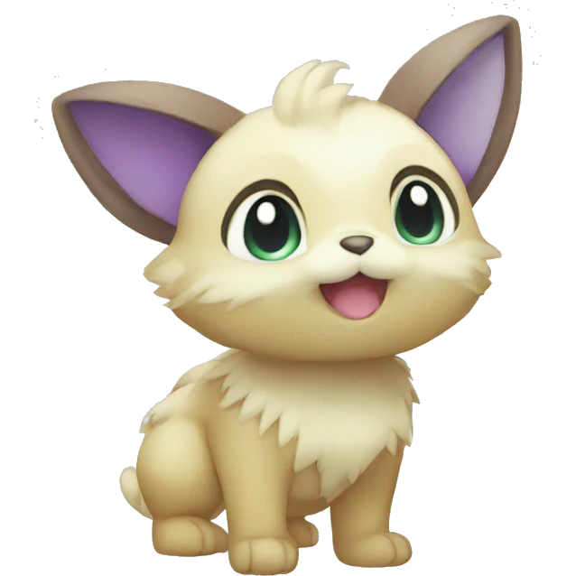 Cute cool animal hybrid Fakemon full body emoji