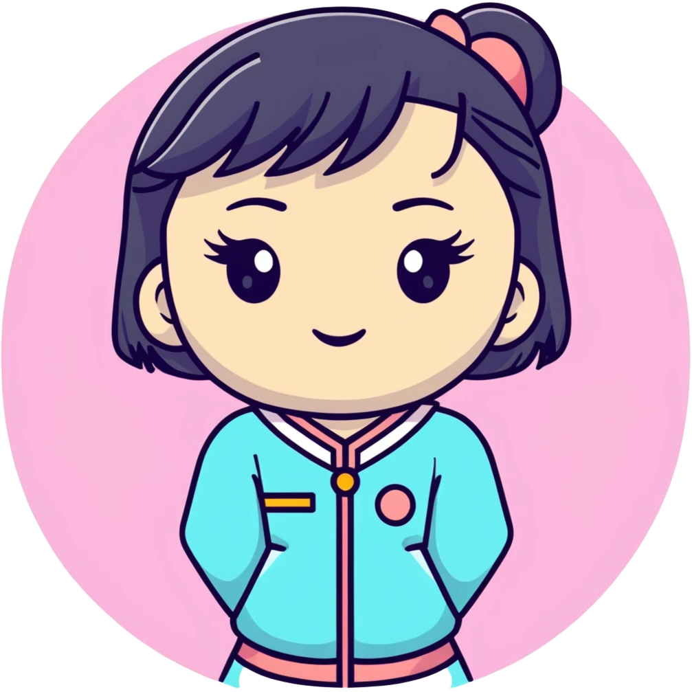 Vaporwave aesthetic Japanese girl with geometric background, retro 80s style, pastel colors, Japanese kanji text, digital sunset, nostalgic elements emoji