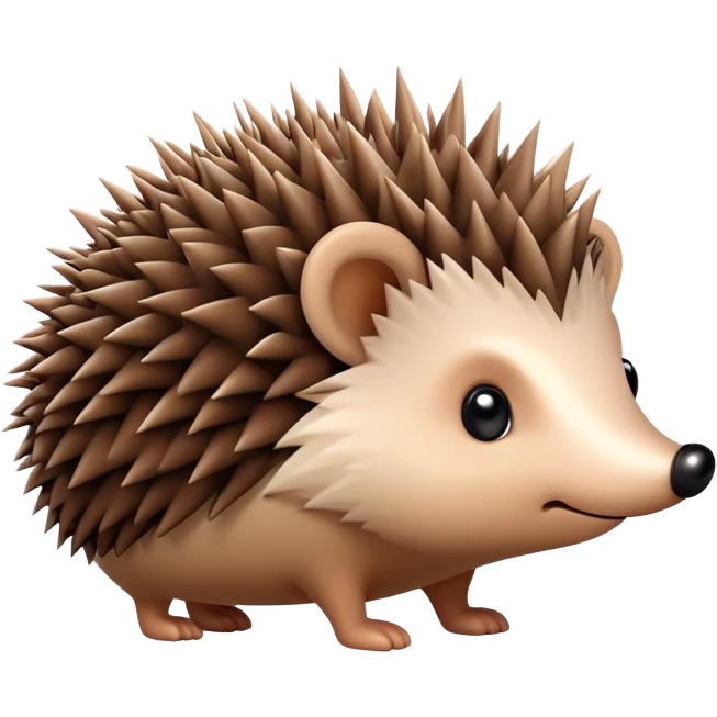 cute hedgehog emoji