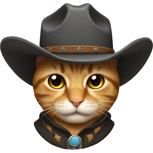 cowboy cat emoji