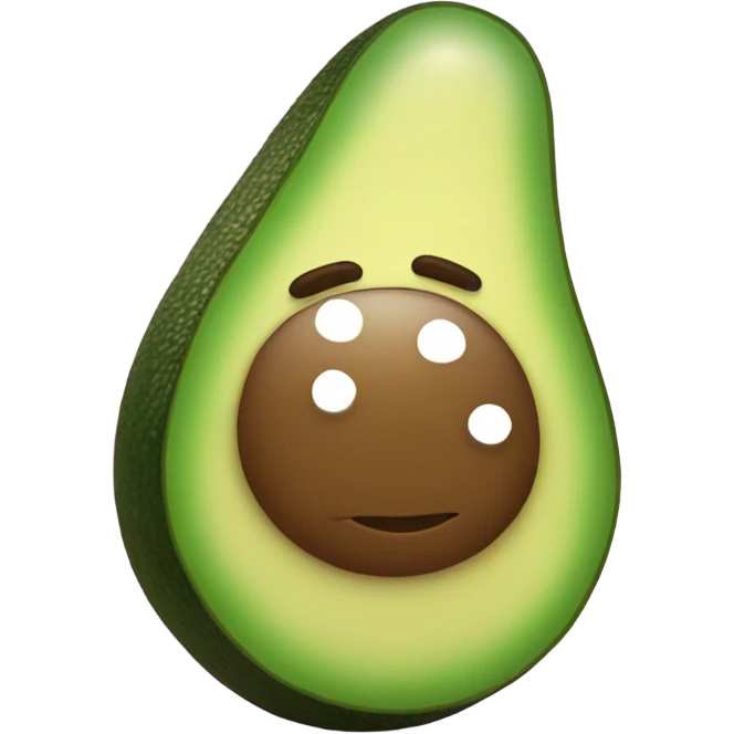 Avocado with halo  emoji
