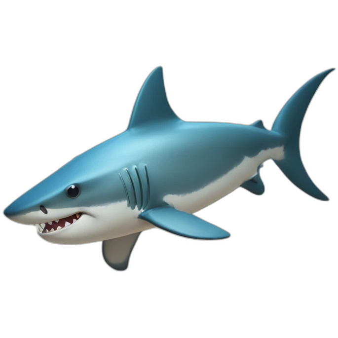 Un requin choqué emoji