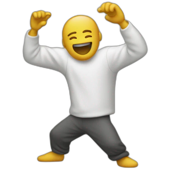 person who do a dab emoji