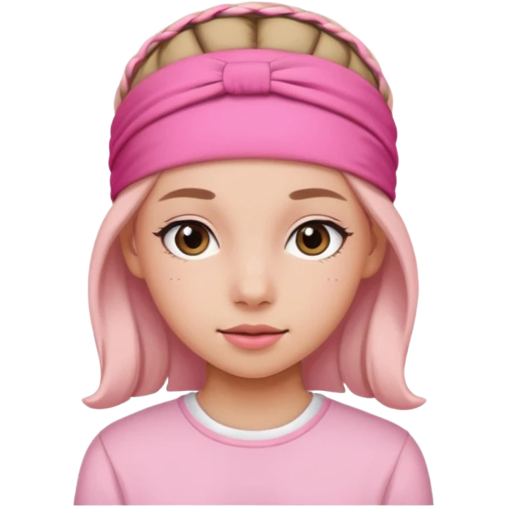 Cute preppy and pink emoji