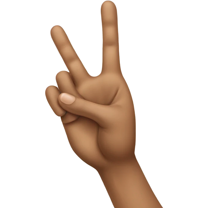 Kissing fingers emoji