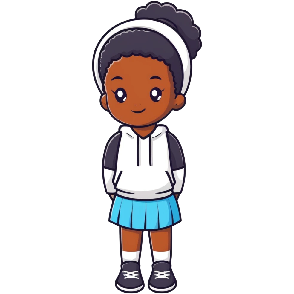 Black girl emoji