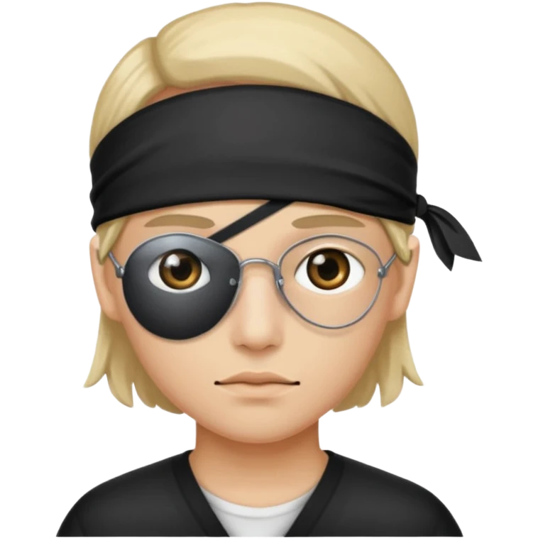 working with eye patches emoji
