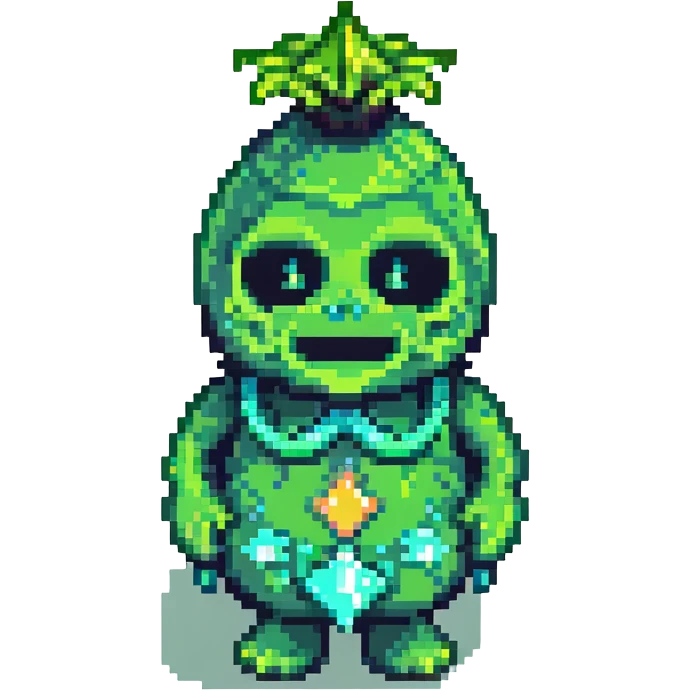 green genie emoji