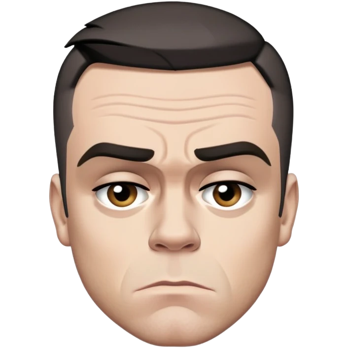 Robbie Williams sad emoji