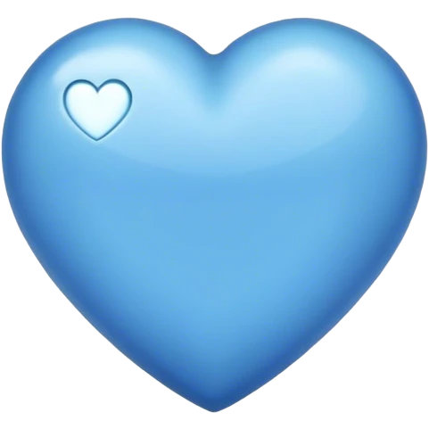 Blue heart emoji