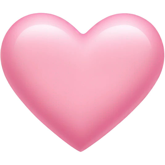 baby pink hear emoji